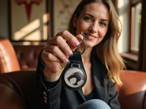 Custom Leather Key Rings Stylish Elite Force Design